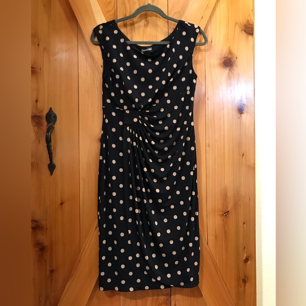Connected Navy and tan dress. Size 10